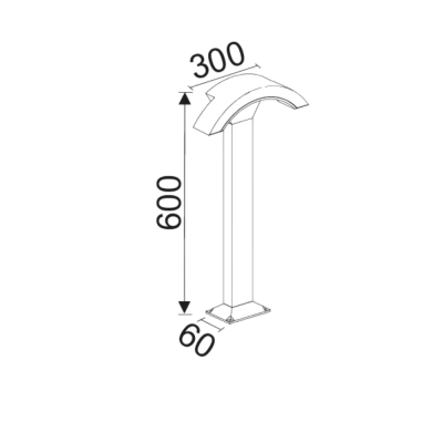 10W AY MODERN BOLLARD YOL LED BAHÇE ARMATÜRÜ - 3