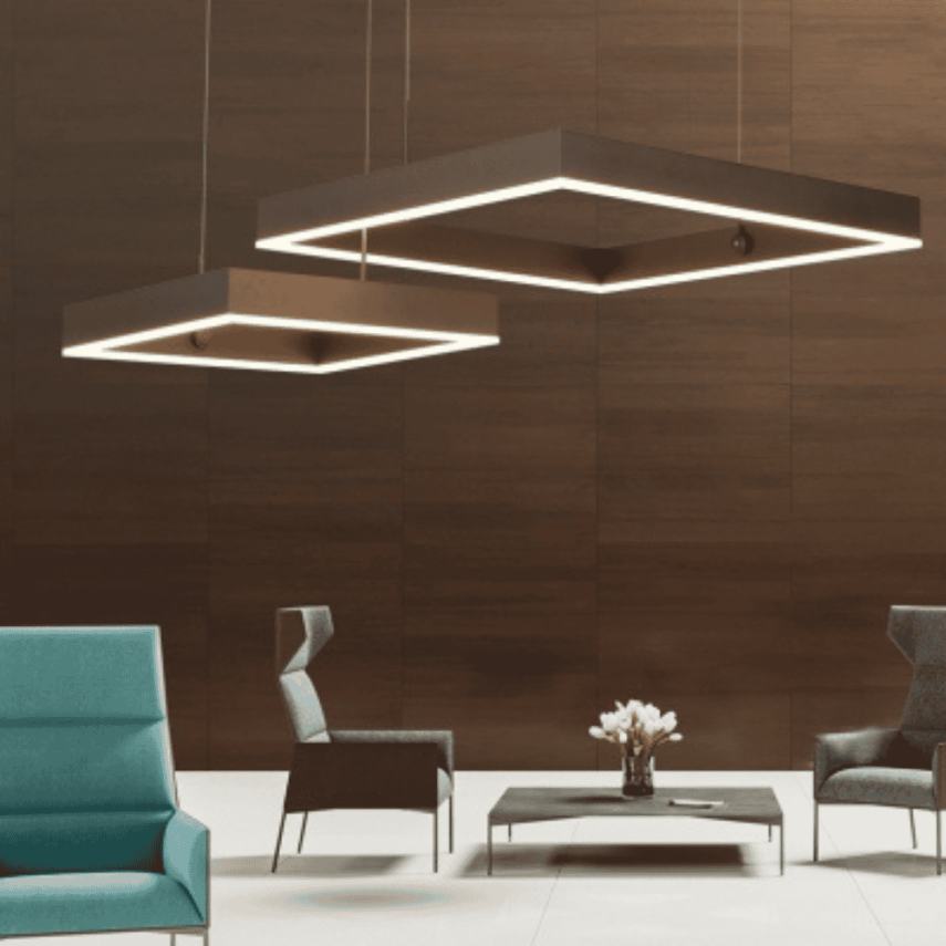 KARE BEYAZ KASA SARKIT DEKORATİF LINEAR LED AYDINLATMA - 2