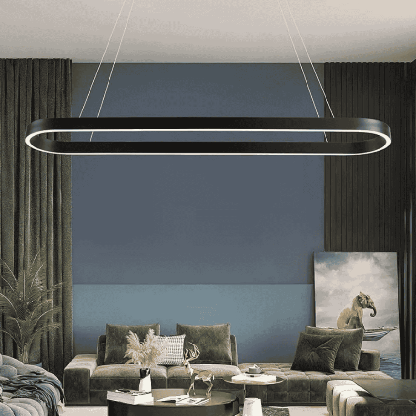 PASSION SİYAH KASA SARKIT DEKORATİF LINEAR LED AYDINLATMA ARMATÜR - 2