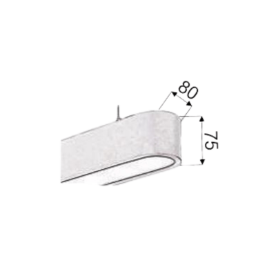 PASSION SİYAH KASA SARKIT DEKORATİF LINEAR LED AYDINLATMA ARMATÜR - 4