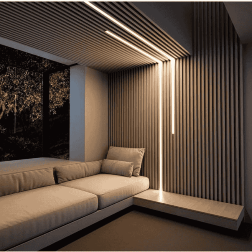 SIVA ALTI 5CM X 4CM X 7CM BEYAZ KASA LINEAR LED AYDINLATMA - 3