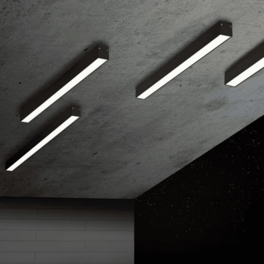 SIVA ÜSTÜ 5CM X8 CM BEYAZ KASA SARKIT LINEAR AYDINLATMA ARMATÜR - 4